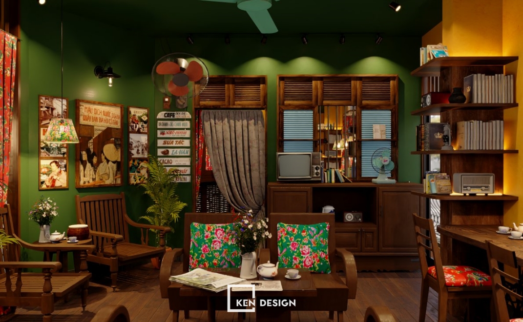 Quán cafe bao cấp Tâm An(心安复古咖啡馆)丨Ken Design-13