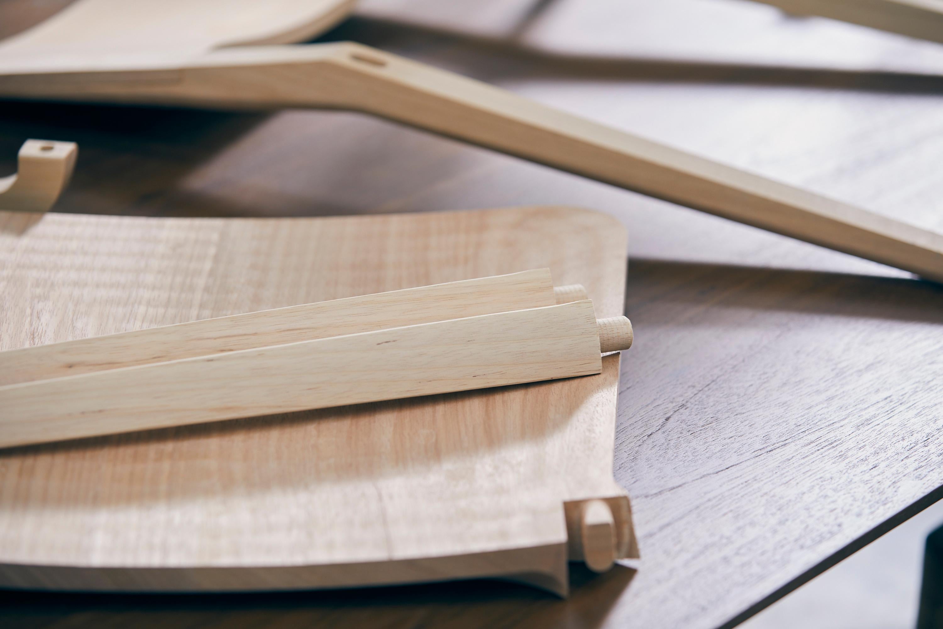 Minimalist Style, Stool in Natural Solid Wood For Sale at 1stDibs-15