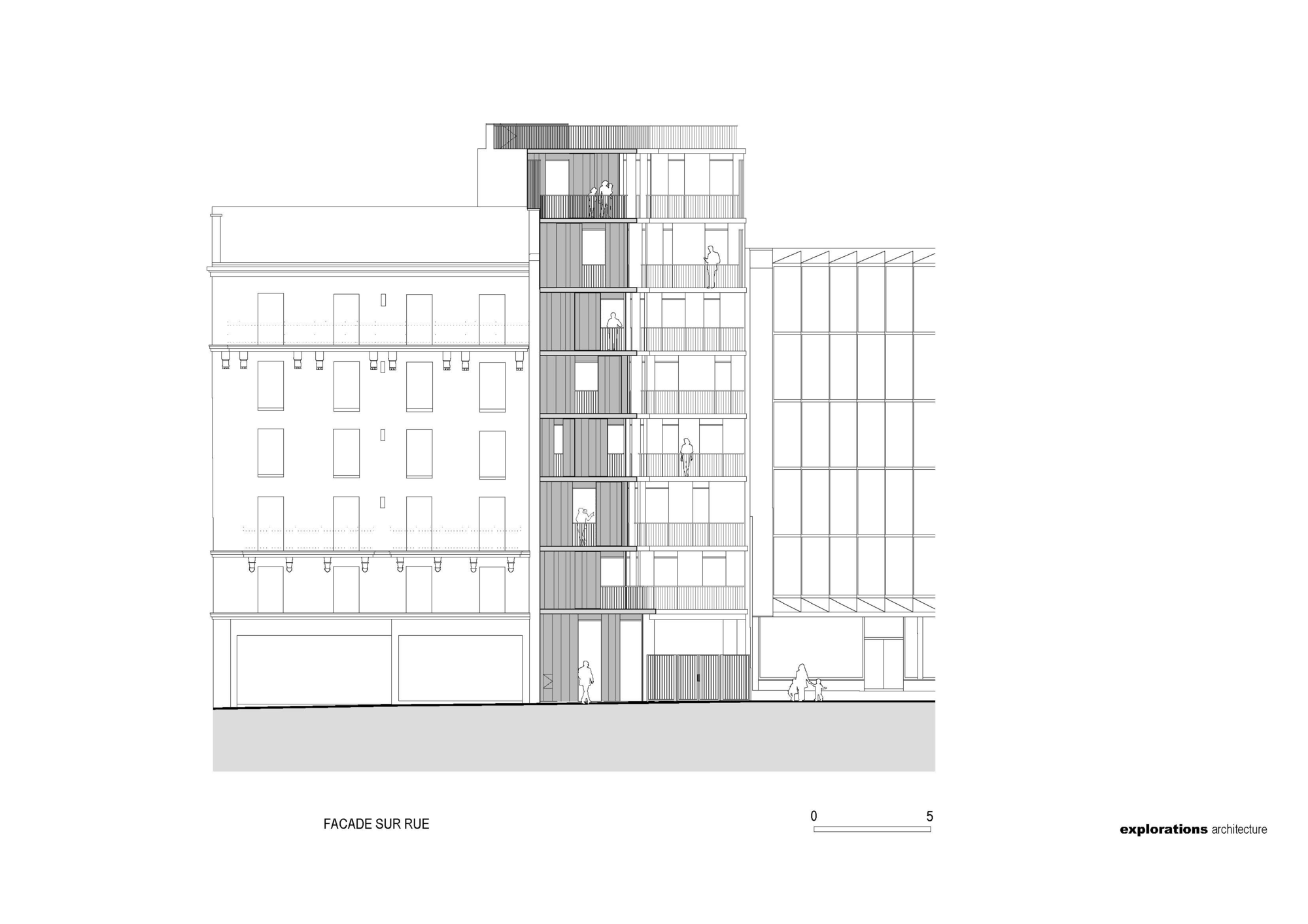 巴黎 Rue Du Chateau 公寓楼丨Explorations Architecture-36