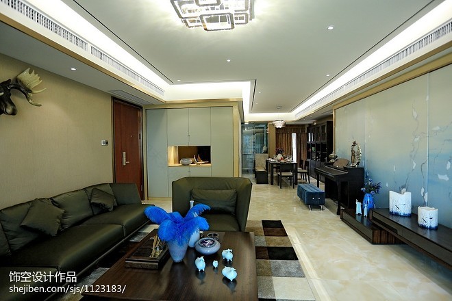 卓越浅水湾160平米别墅豪宅装修项目丨饰空设计-17