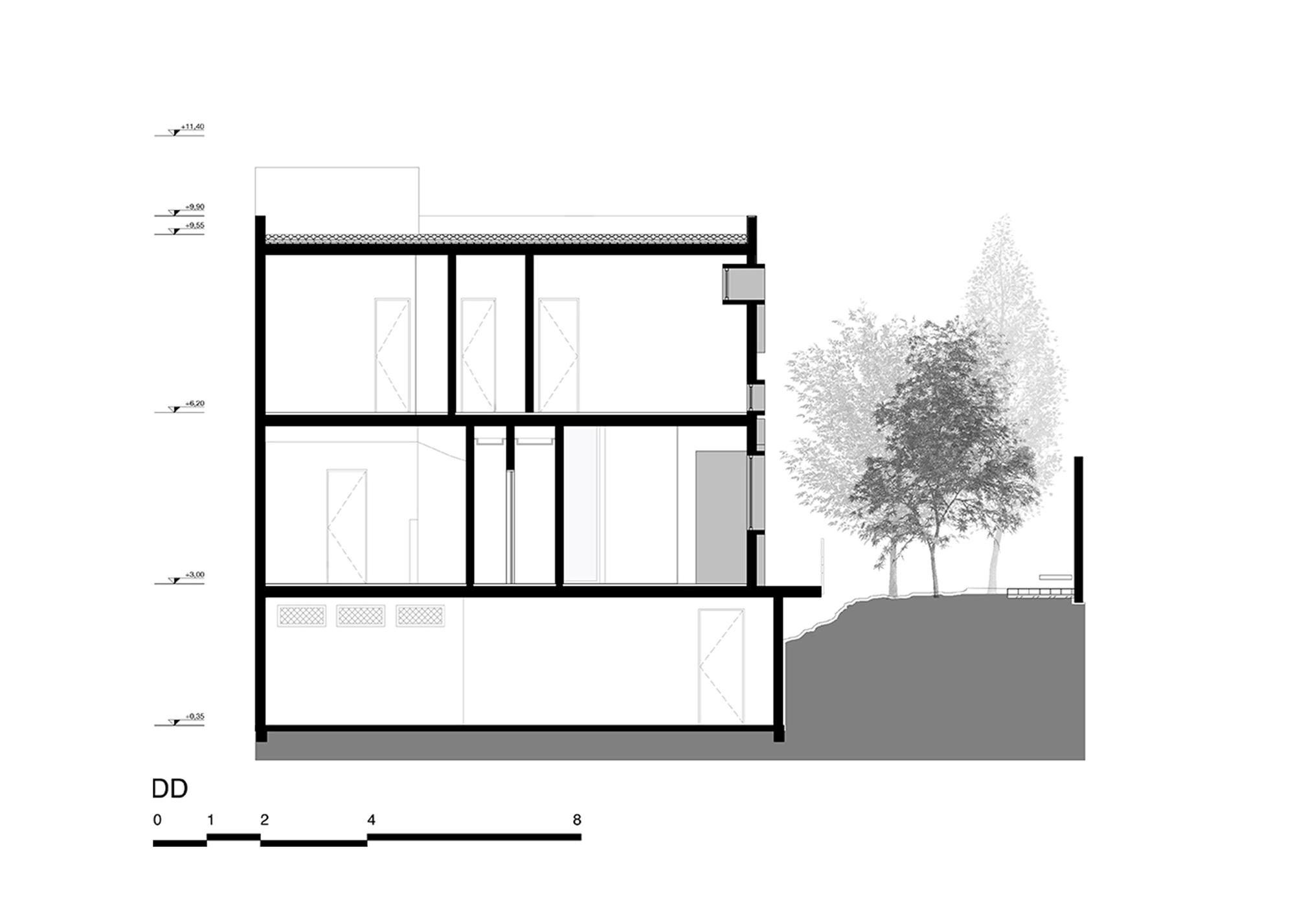 巴西立方体住宅楼 | 绿色街区的独立设计-42