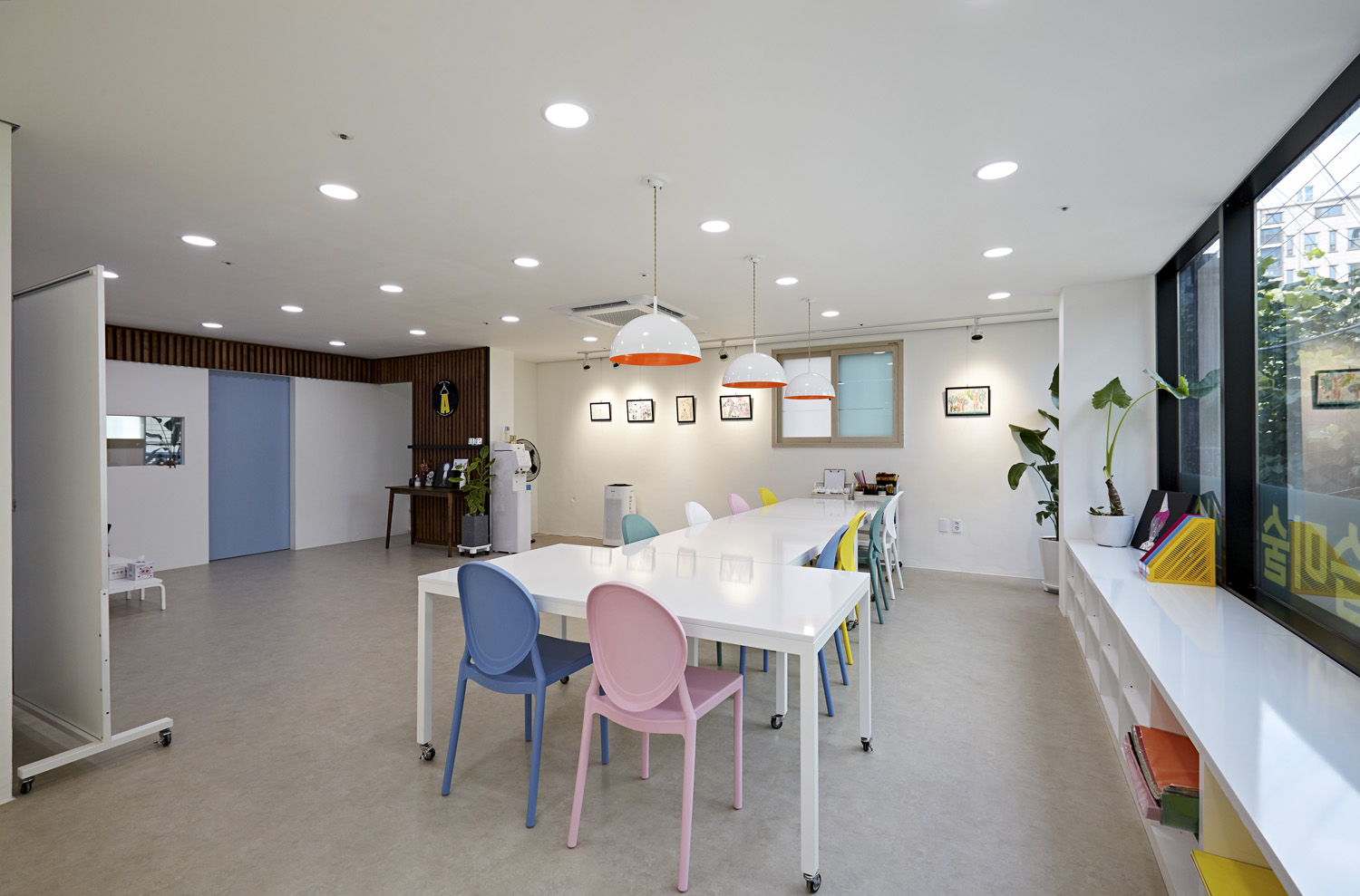 25 平米美术教室，极简白诠释艺术氛围-4