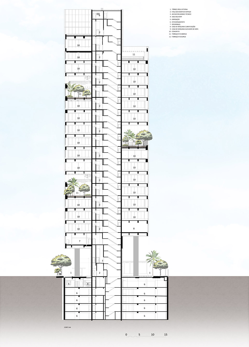 圣保罗Salma大厦丨巴西圣保罗丨aflalo,gasperini arquitetos事务所-37