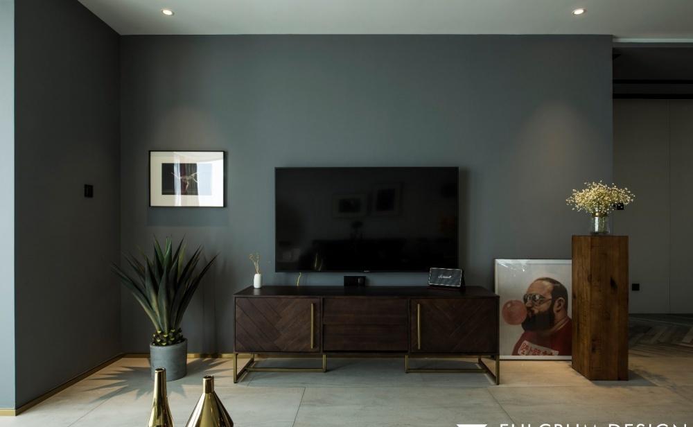 90 后小姐姐的现代独居空间 | 拆墙扩景,主卧套房,黑白书房-16