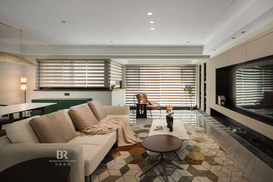 现代精致风四居室 · 融创江南融府的时尚生活空间丨兄弟装饰-9