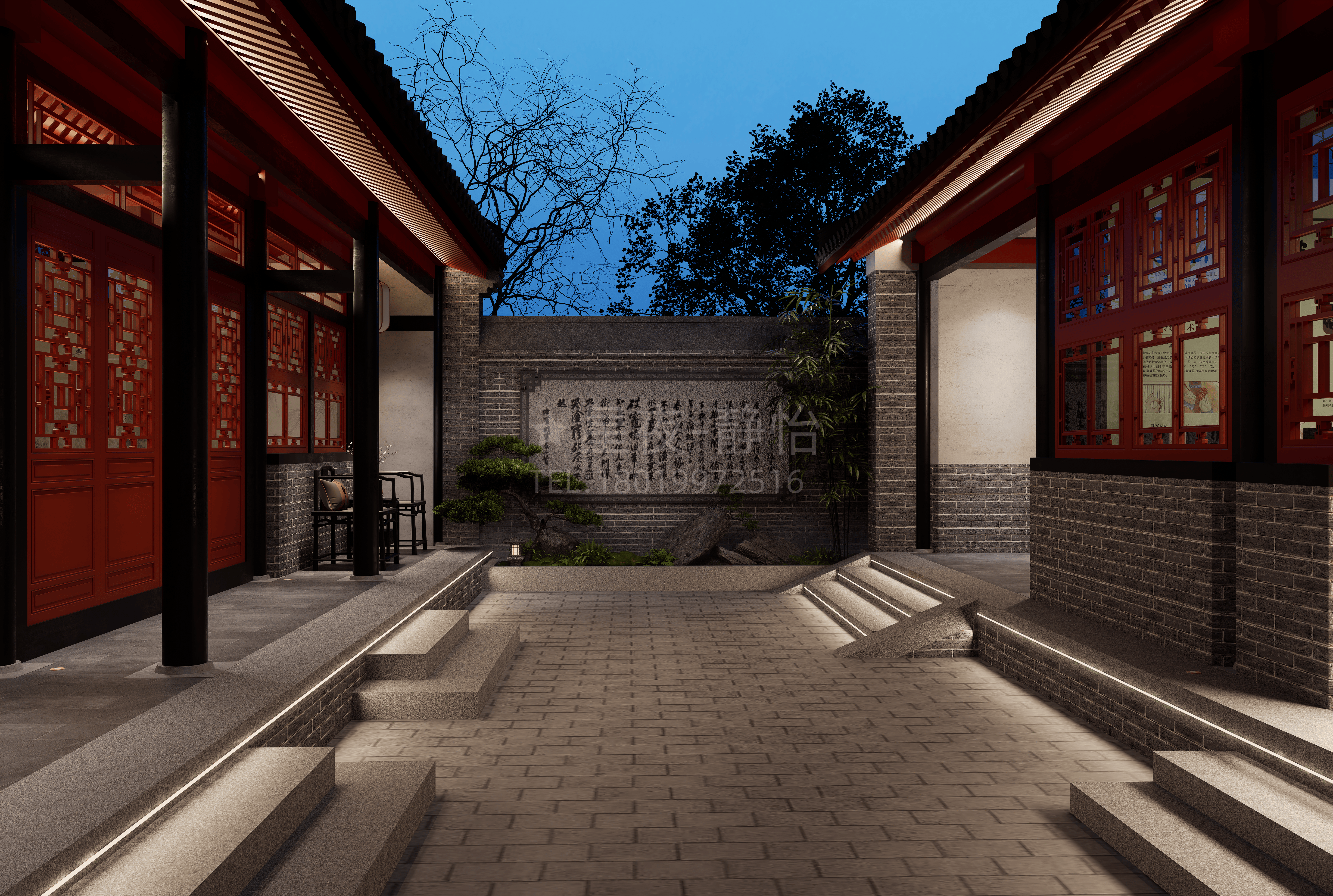 SU室内室外空间效果案例-2