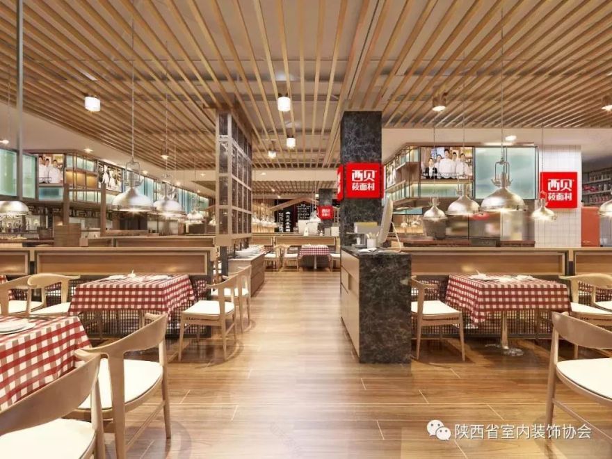 西贝莜面村 | 原木时尚,动线优化-10