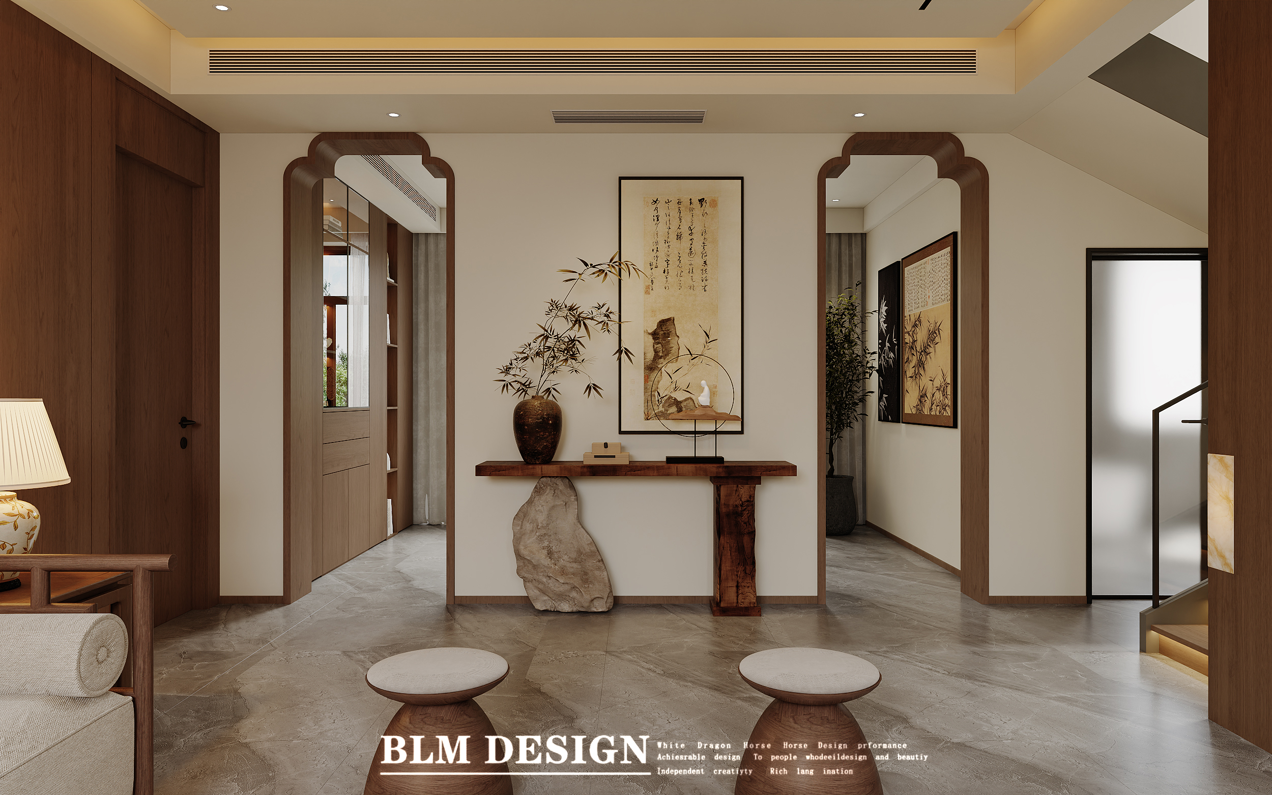 新中式家装庭院案例-6