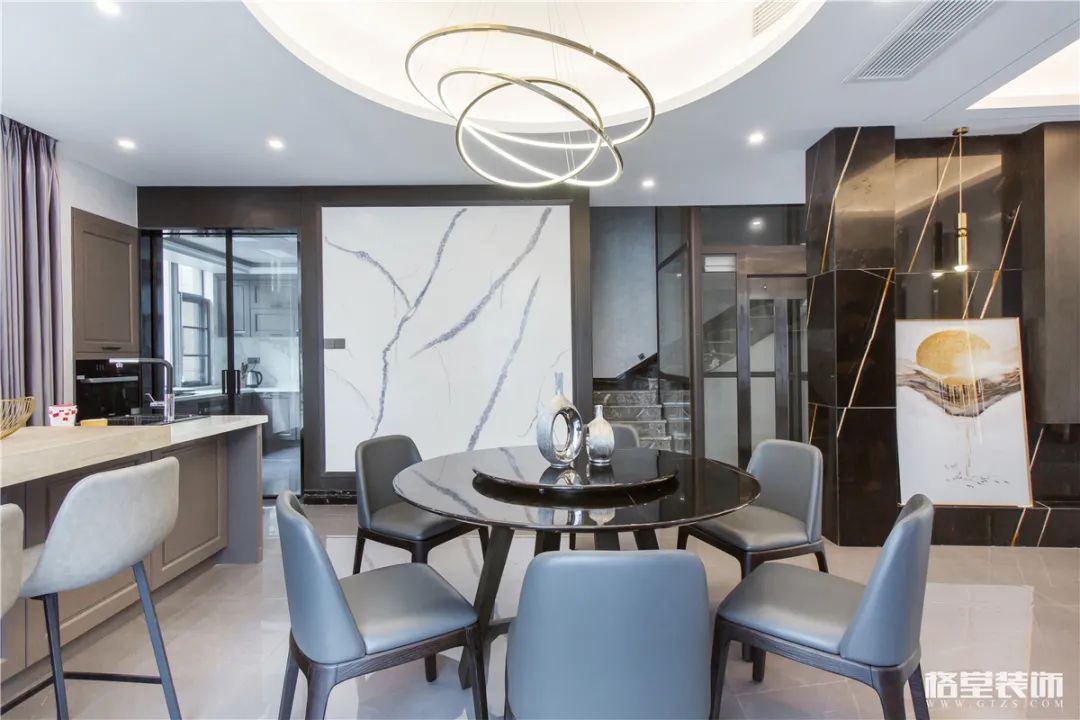 衢州公馆 24#代别墅,黑白灰至臻格调演绎优雅生活-14