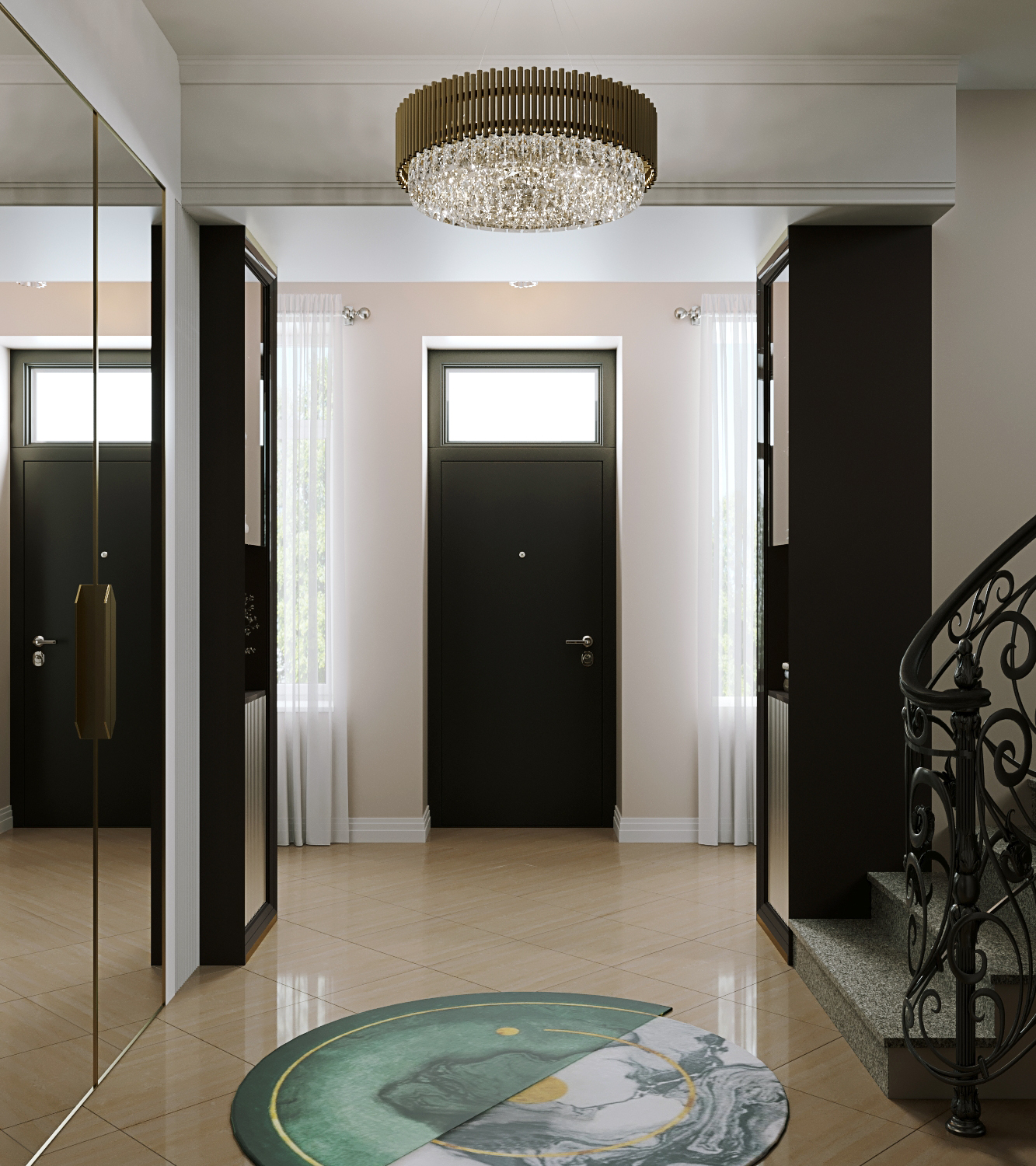 Дом в КП "Петровский" для большой семьи.-3