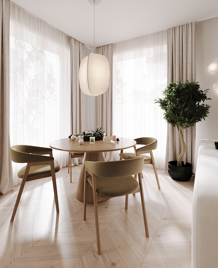 Apartment design for a large family-4