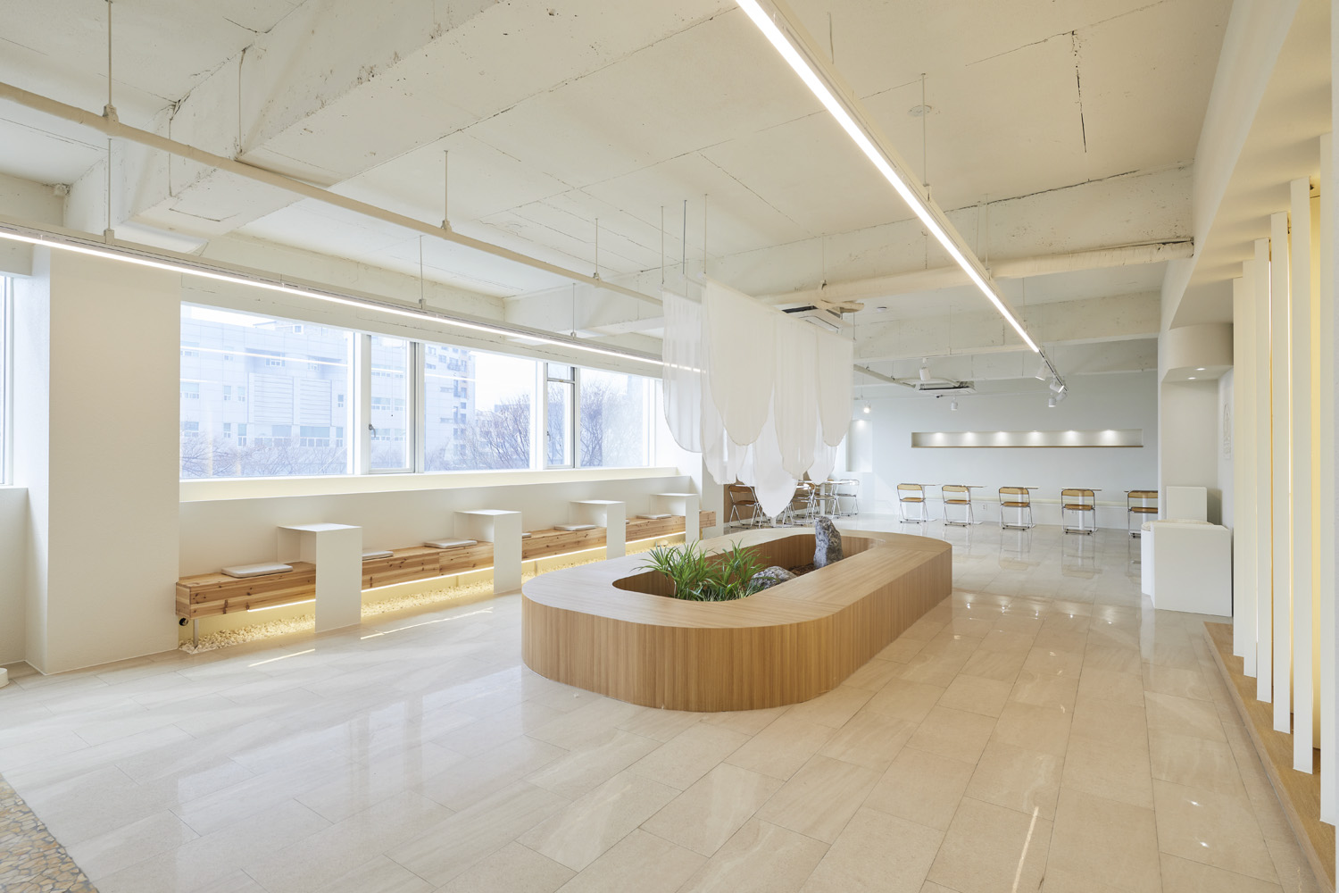 韩国白色&木色现代办公室设计-2