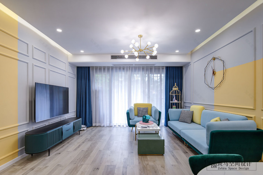 马卡龙色的浪漫空间 | 深圳庐峰翠苑 120 平方少女心设计-15