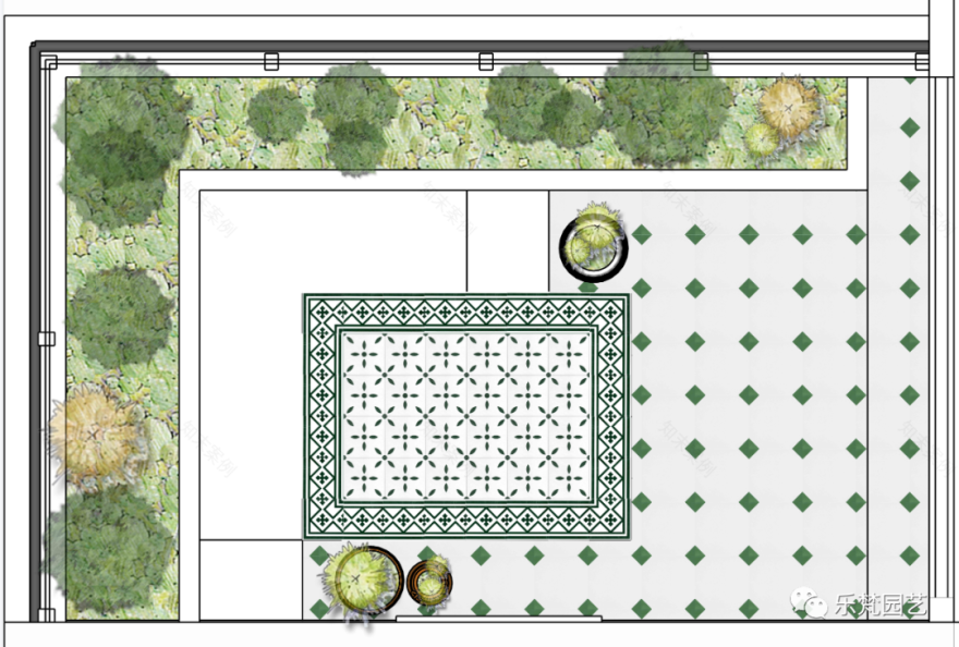 媚媚猫咪的摩洛哥阳台花园丨乐梵园艺-12