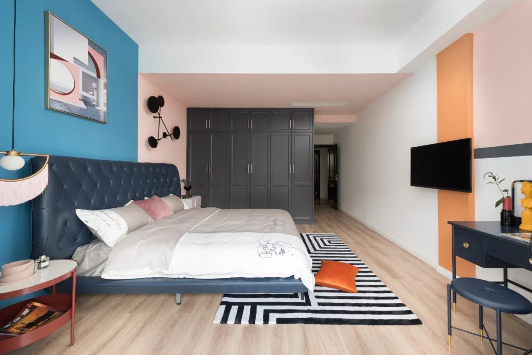 一套房改两套，全屋十几种颜色还想让客厅"裸奔"  | 南也设计-45