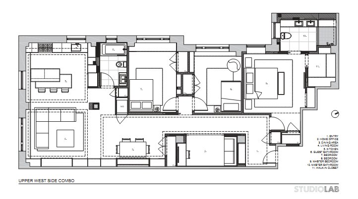 STUDIOLAB曼哈顿上西城的公寓室内设计-7