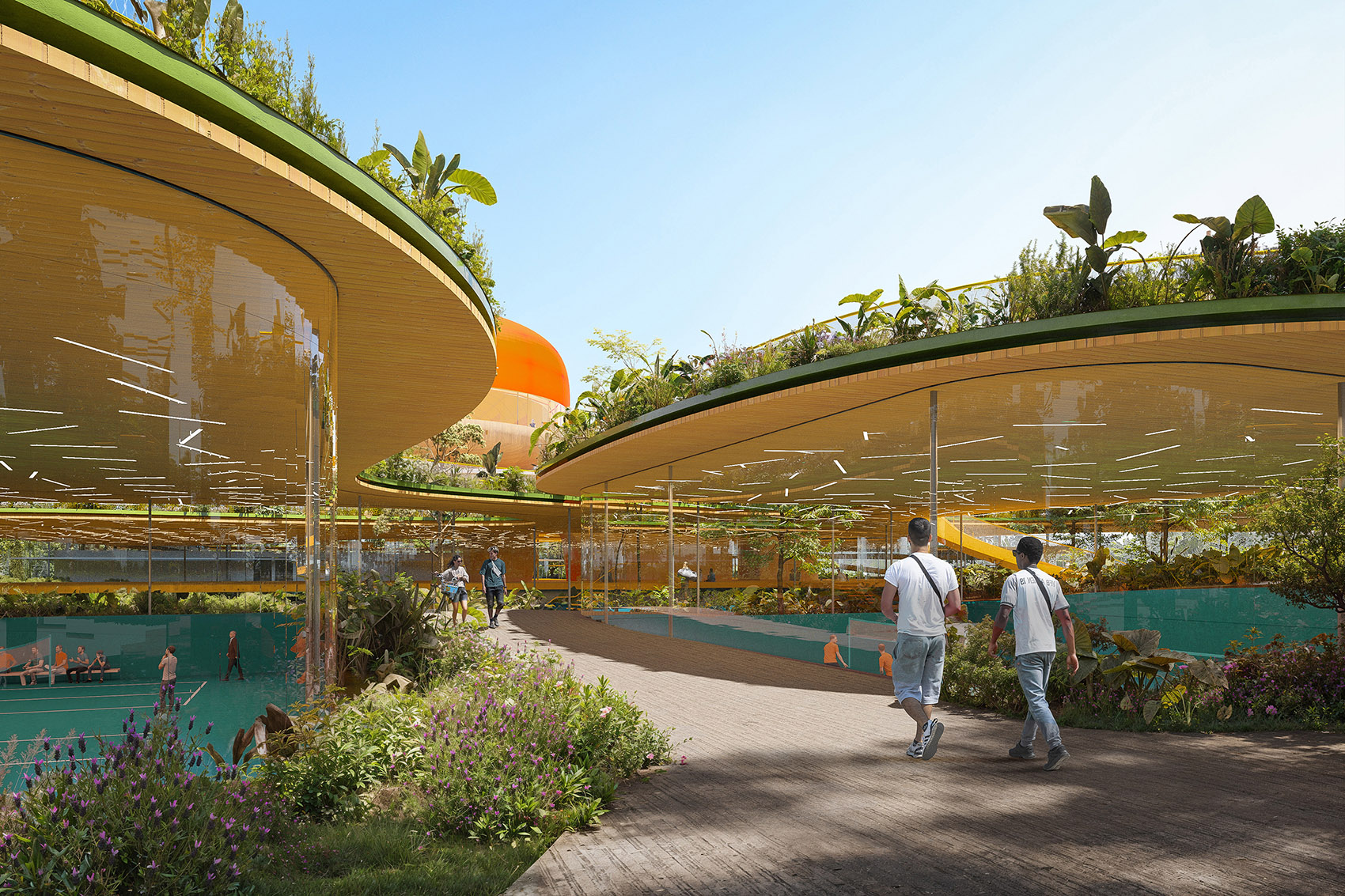 松江泗泾体育中心概念方案丨中国上海丨selgascano-19