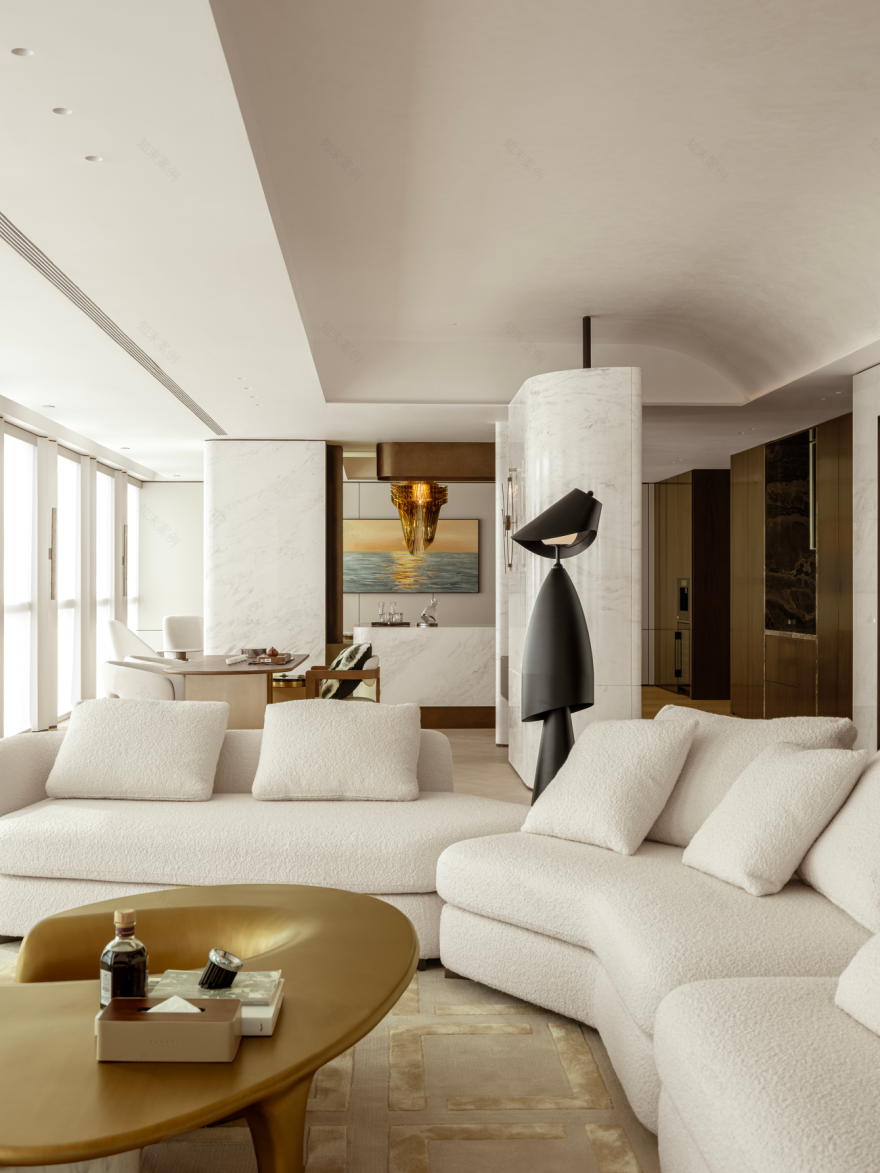 卡地亚天际330㎡大平层丨中国成都丨成都聚美,牛犇建筑空间设计事务所-25