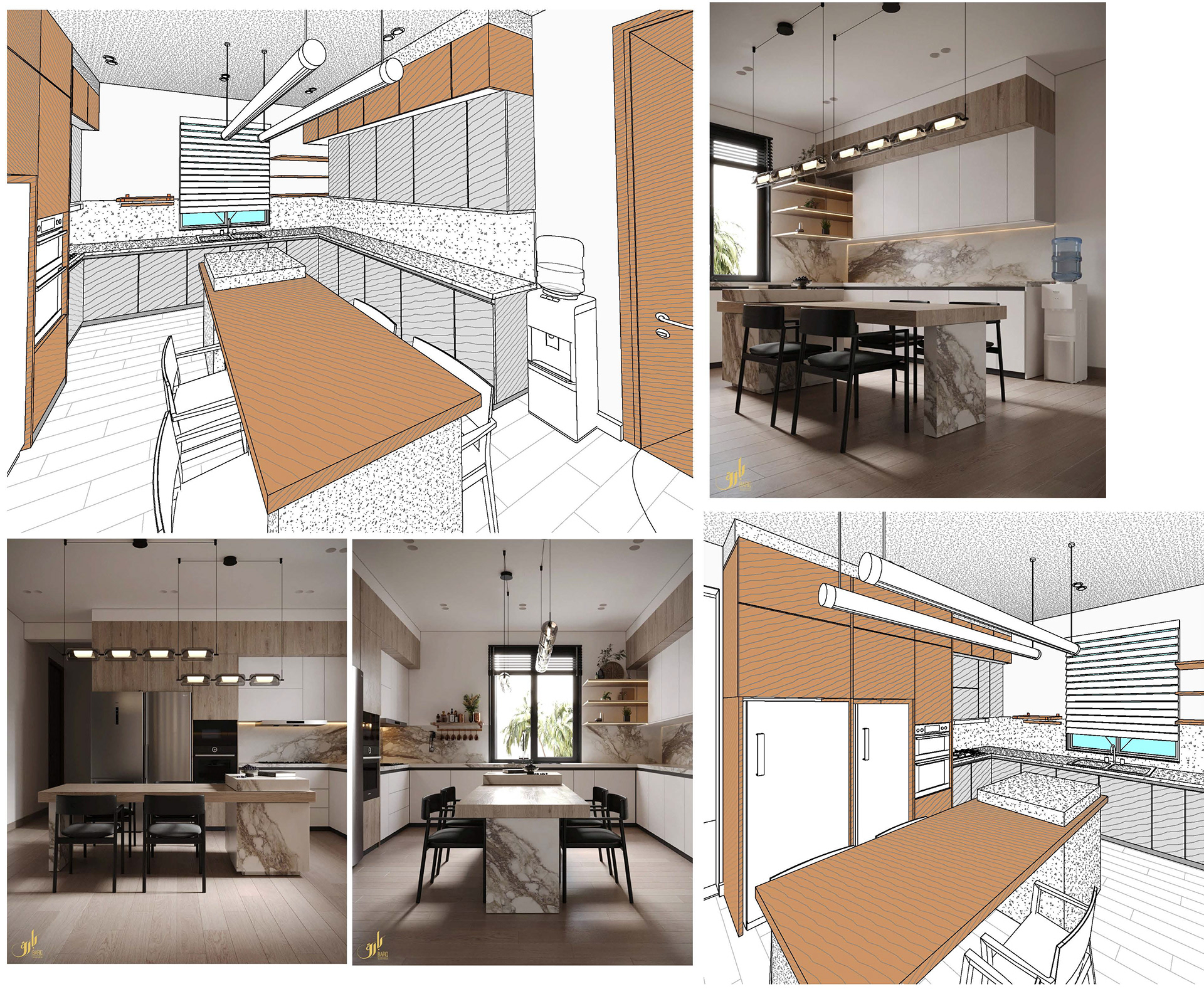 A·A 现代别墅室内设计丨沙特阿拉伯丨Bariq Consultants-50