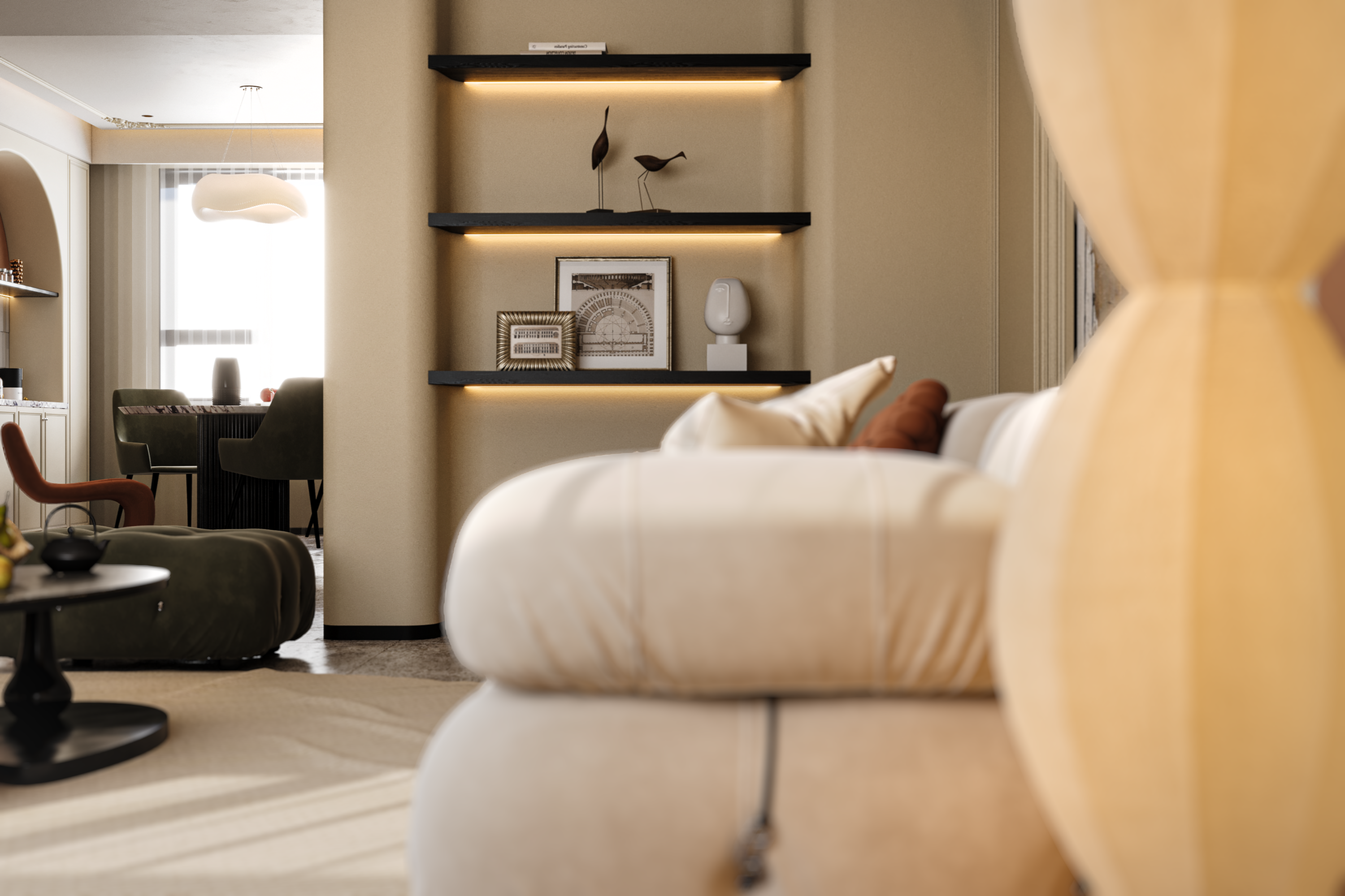 BEIGE 私人公寓设计丨意大利丨Ilyas Jafarli-10