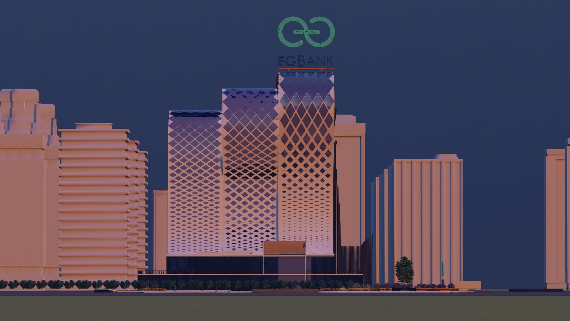 EG 银行总部丨Building Type Design Studio-15