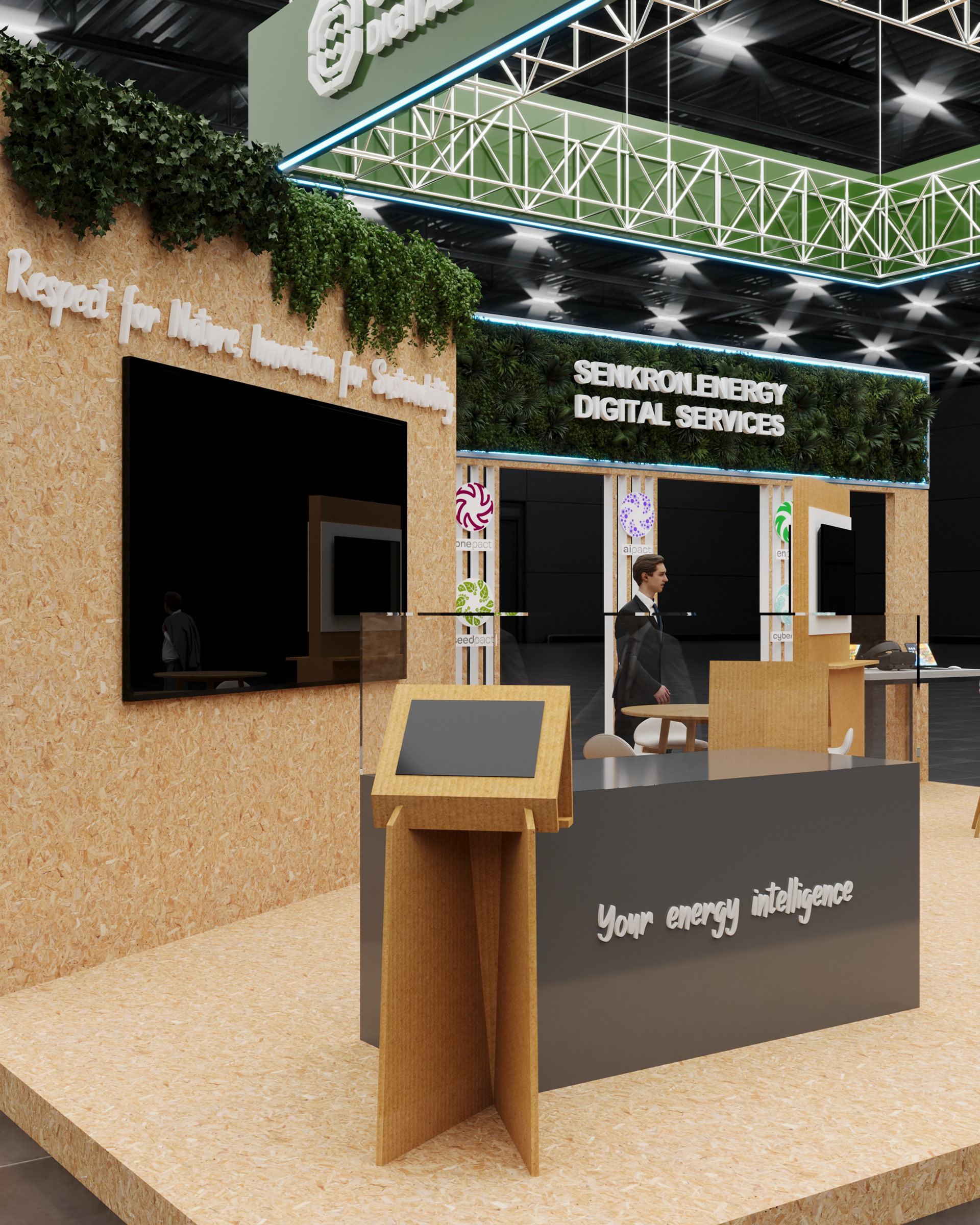 Senkron Energy 数字服务展位设计丨Begum Seckin-16