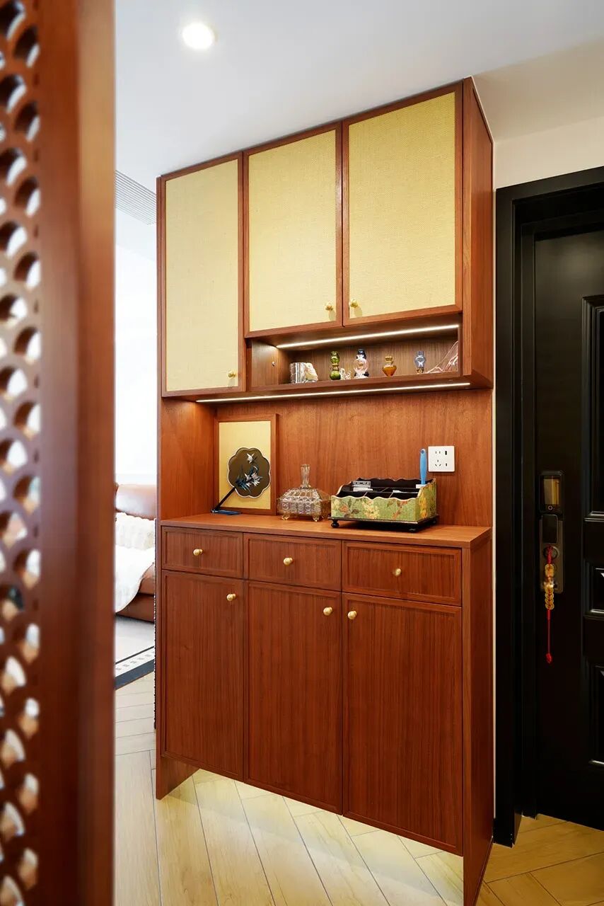 112㎡混搭风：美式与中式的完美邂逅，14万装出奢华与实用-5