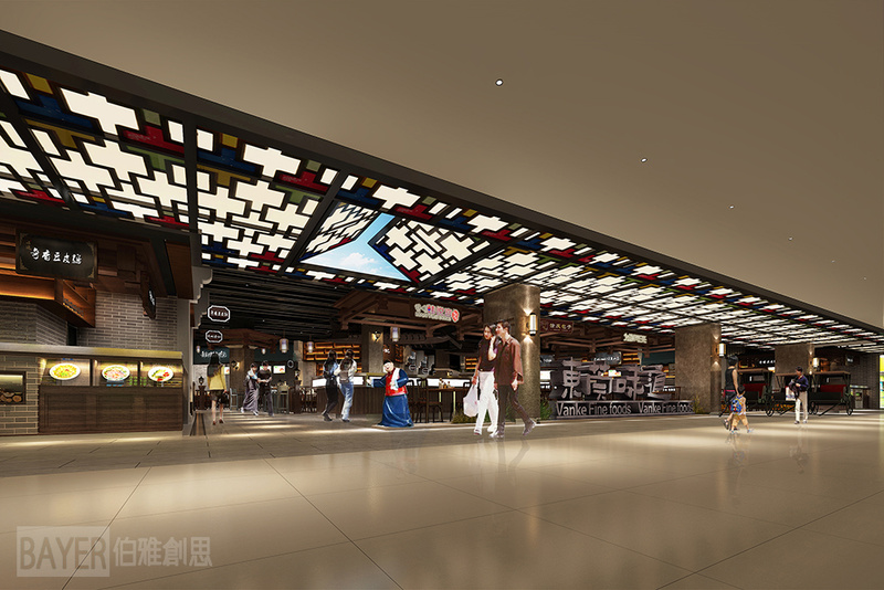 东莞万科美食广场-伯雅创思设计-0