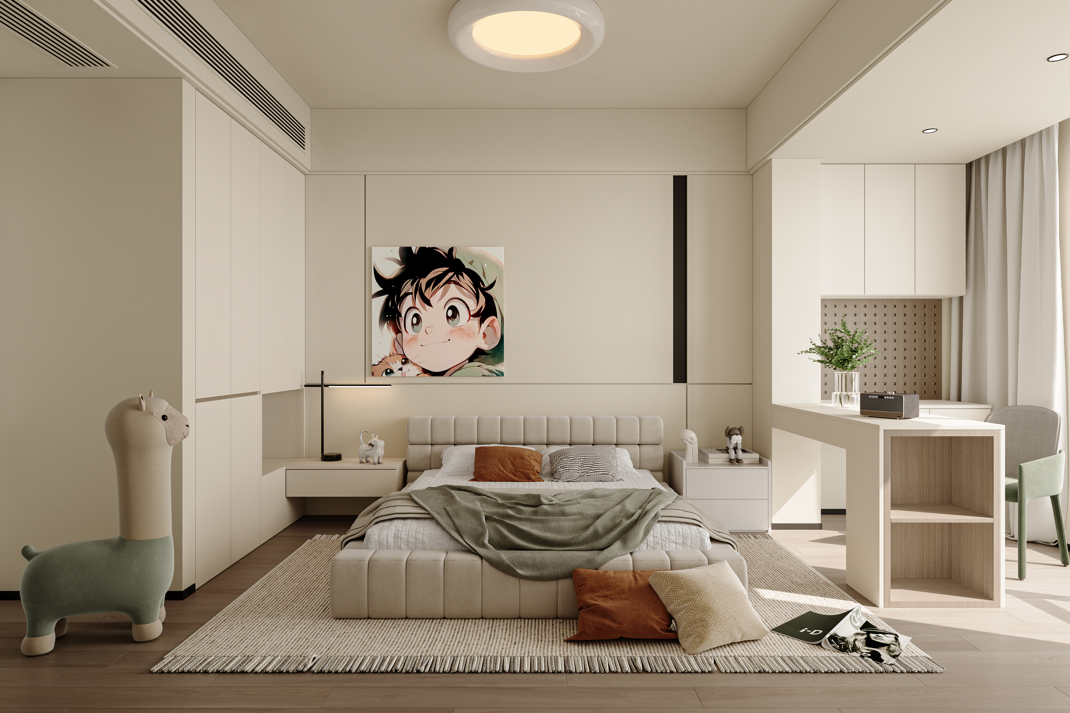 绘感视觉设计——现代简约客餐厅叠墅案例-8