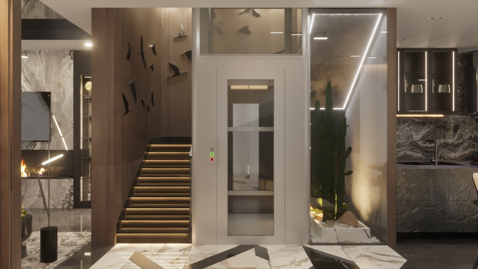 Villa Reception & Kitchen-0