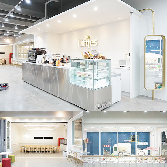 70 平小户型打造简约亲子咖啡厅-1