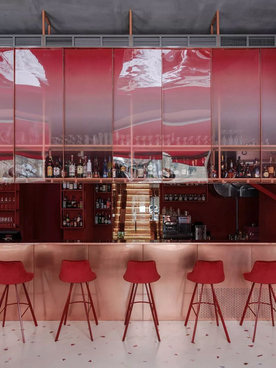 莫斯科 PINK MAMA 餐厅,苏维埃风格与现代元素的碰撞-17