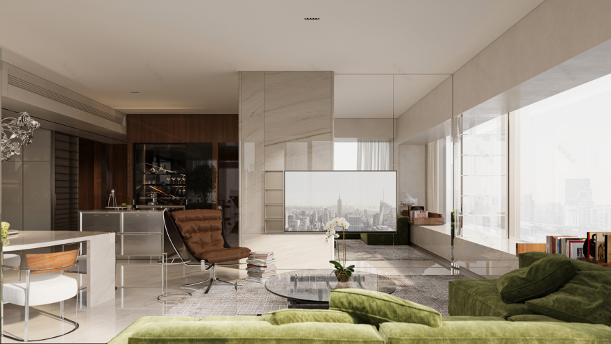 新作 先锋艺术 vs 怀旧经典 —— 华润置地 深圳湾澐玺 ONE BAY PARK丨中国深圳丨DIA设计-43