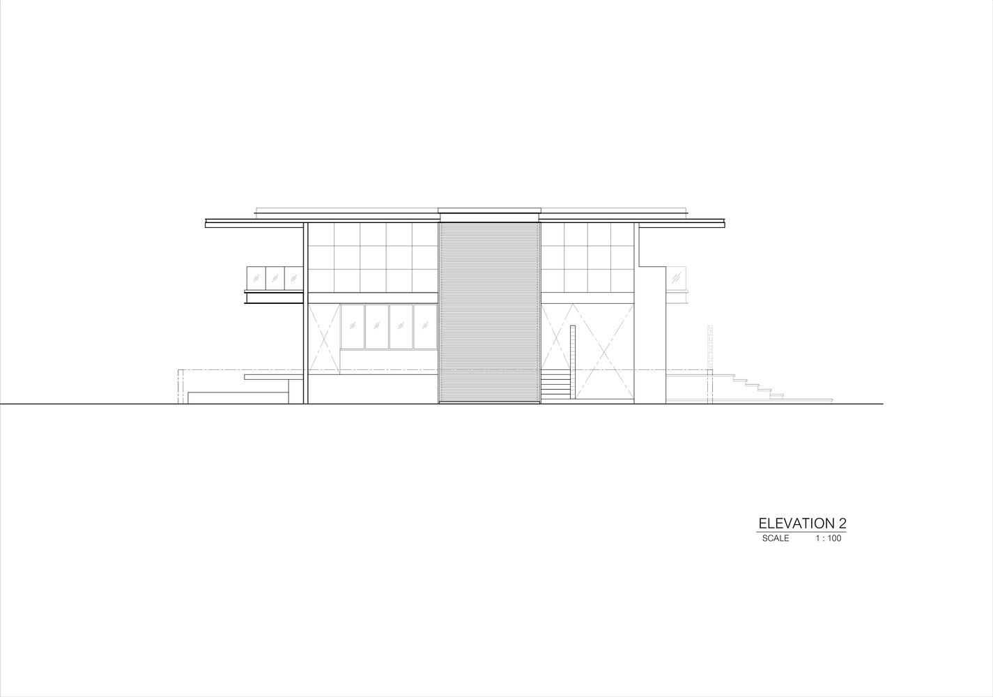 泰国田园风光中的现代钢结构之家-75