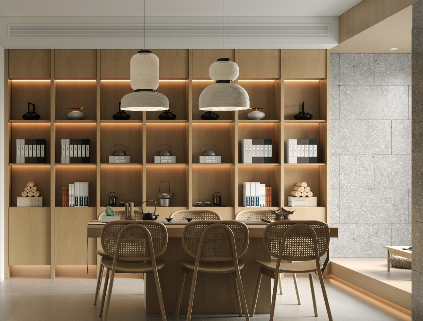 望山居全案设计丨鱼闪闪设计表现-10