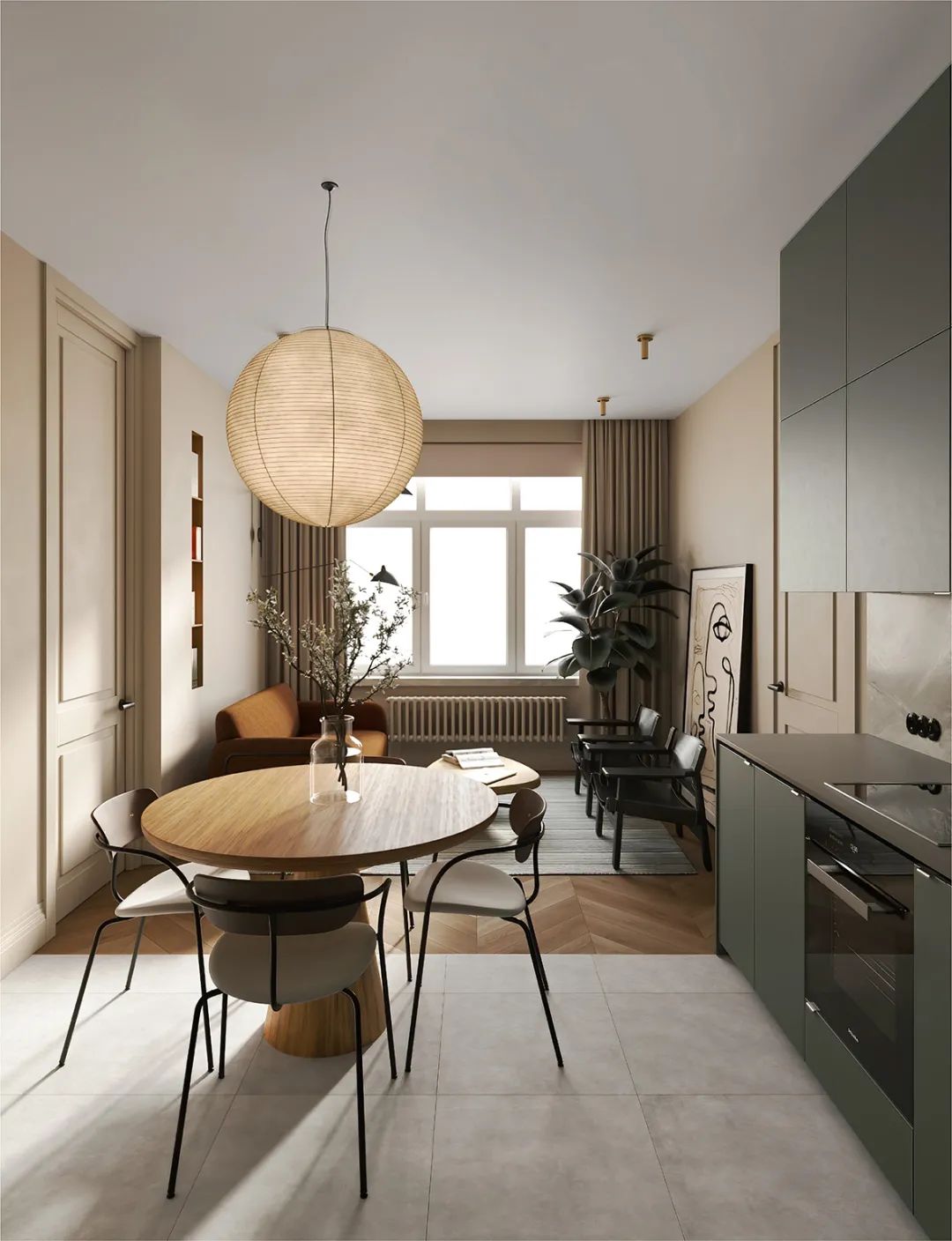 现代古朴典雅住宅丨Yevheniia Dubrovska-10