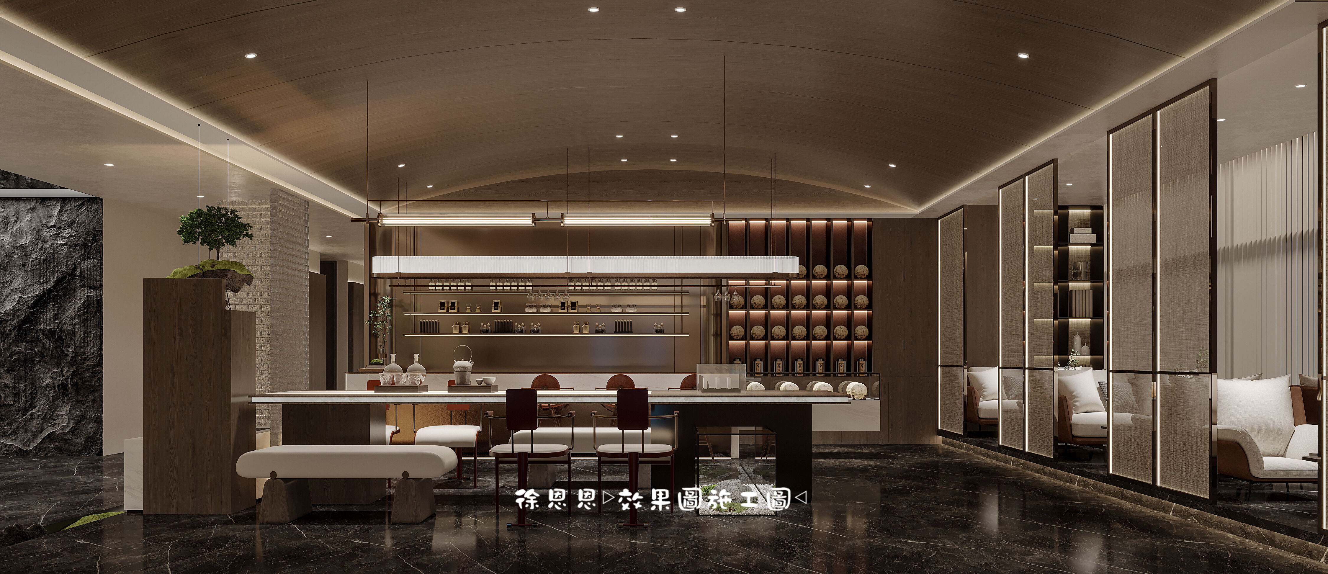 新中式棋牌会所-八方来财，喜乐常在-7