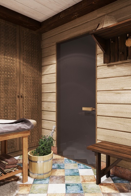 列宁格勒州尤基村猎人别墅室内设计项目-23