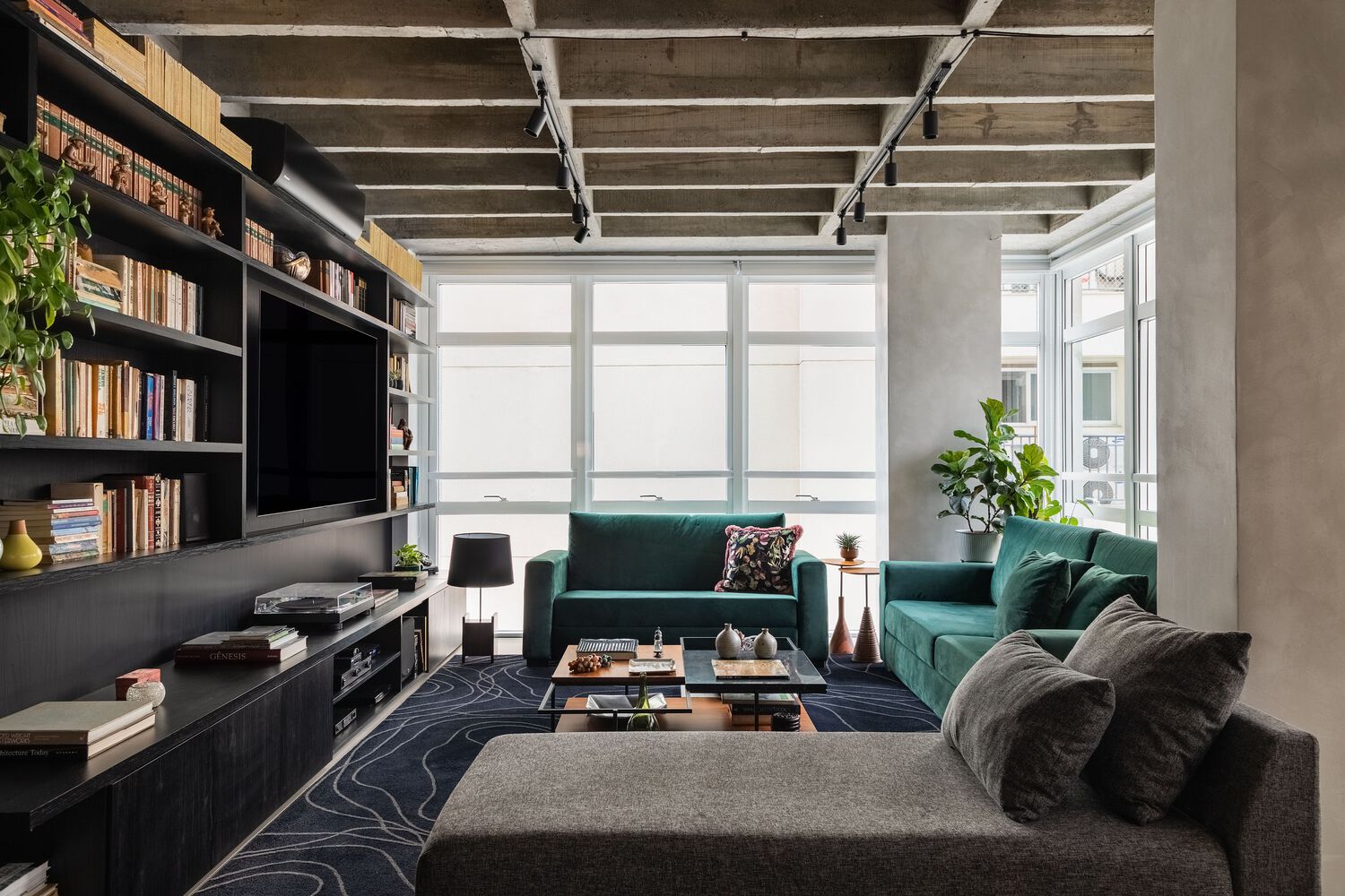 明亮现代大平层设计-3