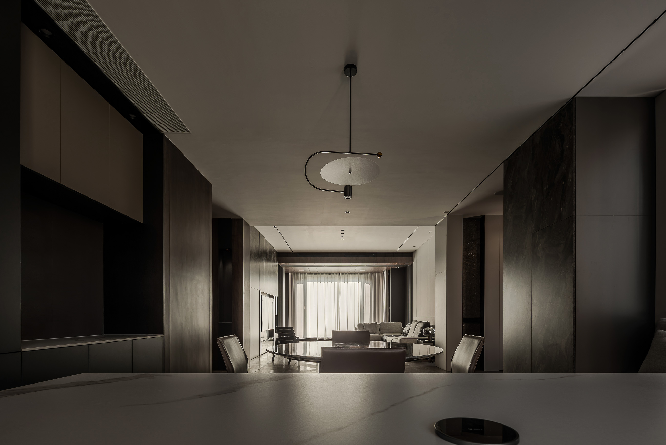 暗色系高级优雅私宅实景拍摄成片-1