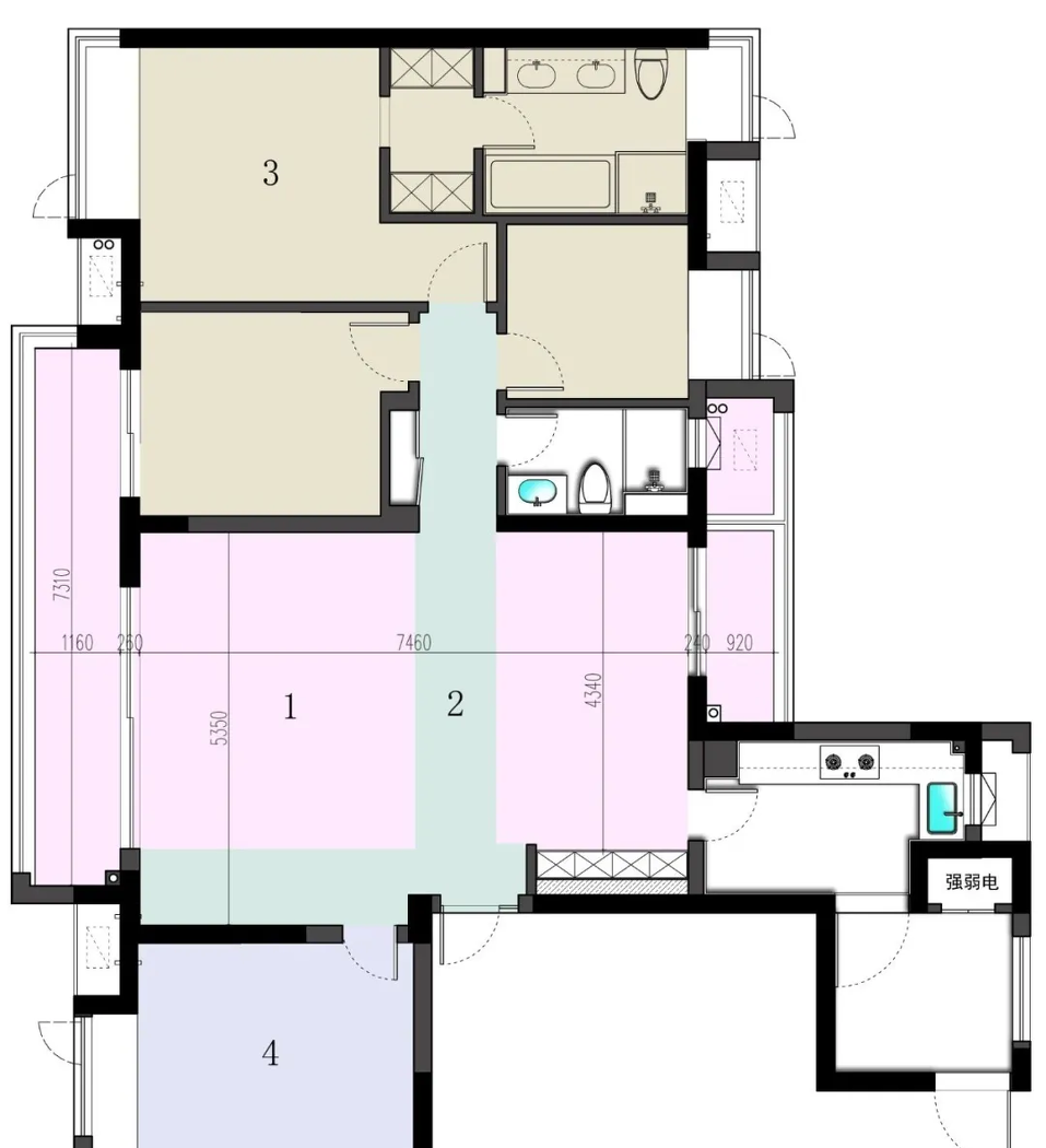 黑白灰简约空间 · 精装房改造案例-0
