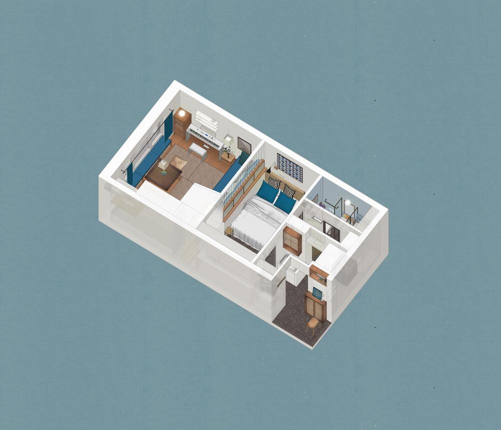 方寸间造高低宅:高老师家2#丨中国北京丨金秋野建筑工作室-15