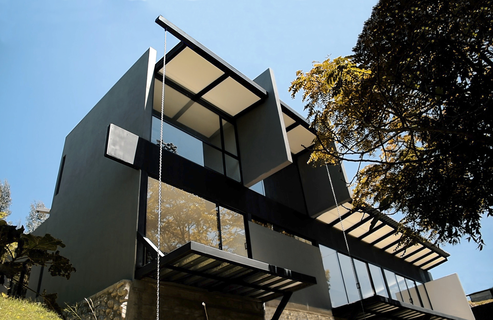 房子分支和岩石丨厄瓜多尔丨Ruptura Morlaca Arquitectura-29