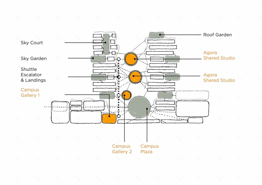 香港创新双塔校园设计-9