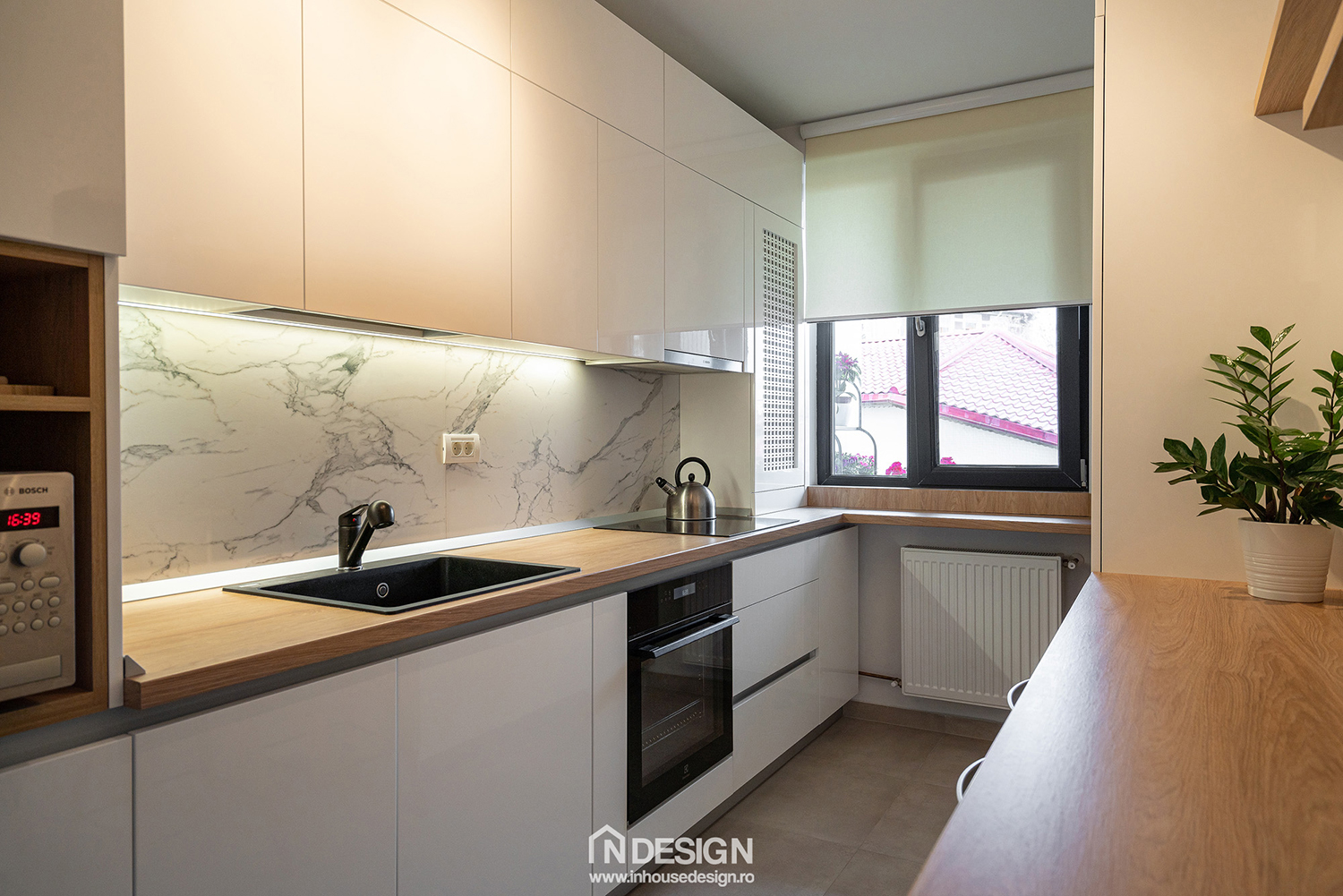 布加勒斯特91·5㎡三居室公寓斯堪的纳维亚风格装修丨罗马尼亚布加勒斯特丨In House Design-14