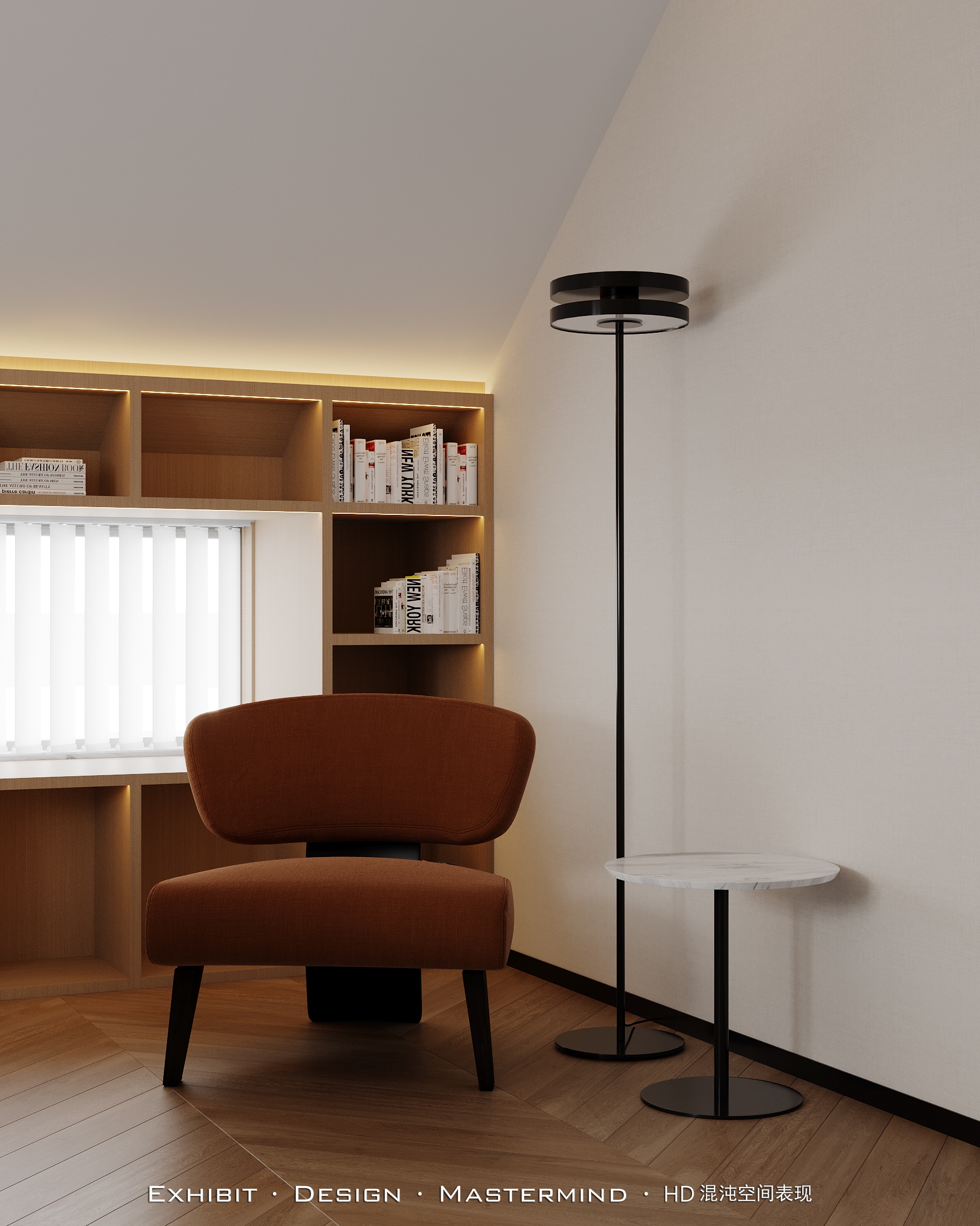 新作首发 现代轻奢风 客餐厅×混沌空间视觉表现-4