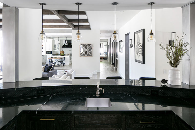 洛杉矶工业风家居，和谐黑白配-7