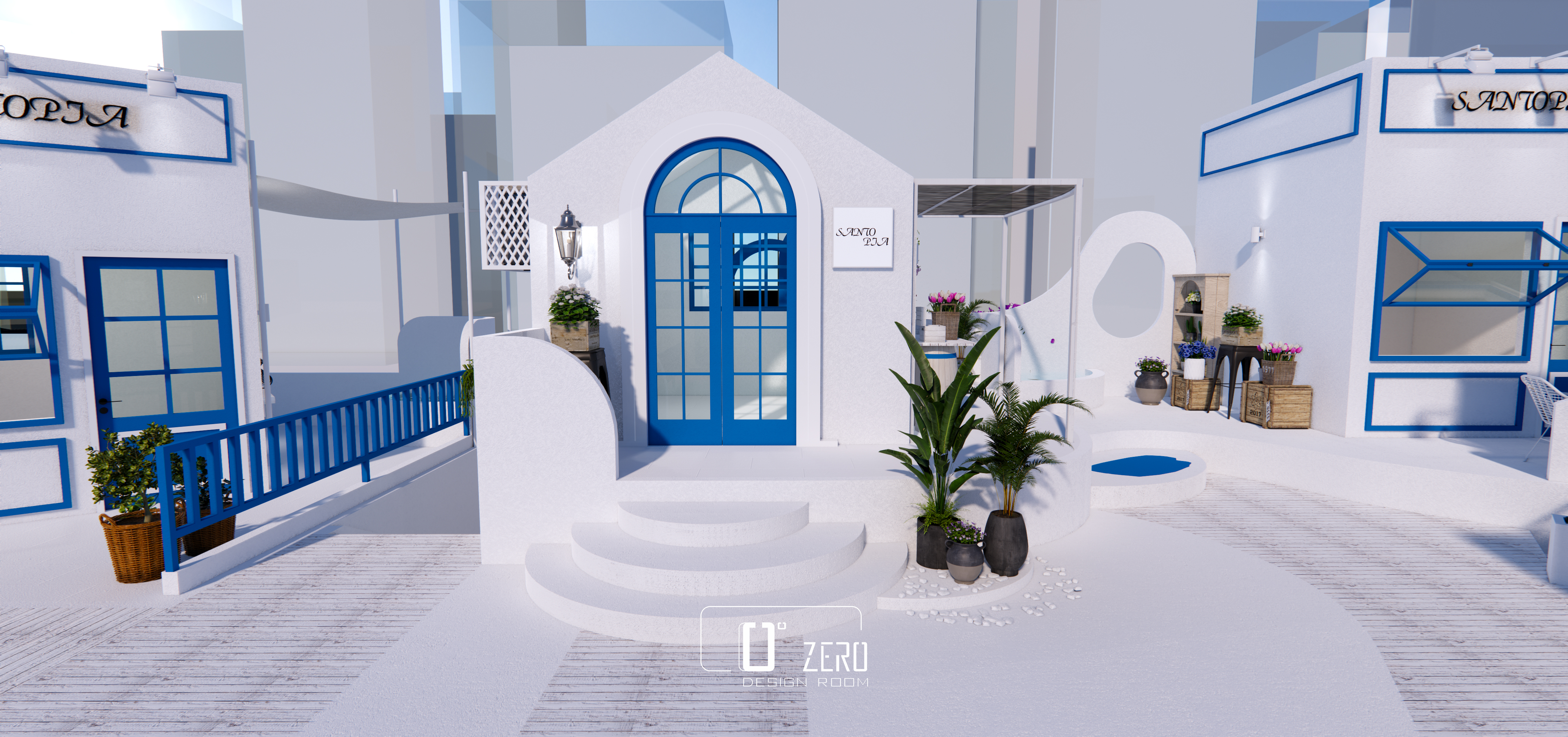 圣托里尼乌托邦理念的假日城市丨中国深圳丨Zero Desing Room-15