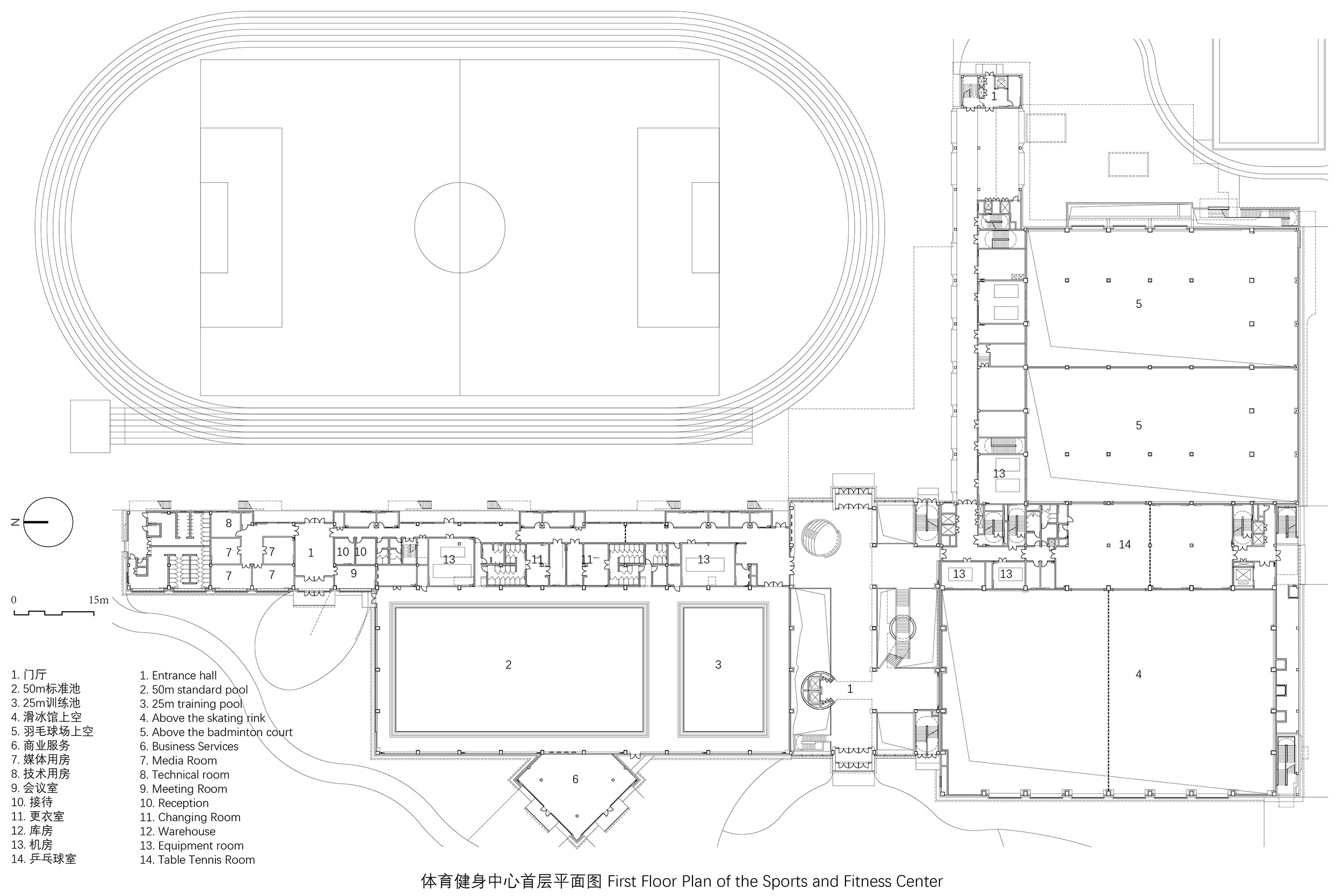 回龙观体育公园丨中国北京丨中国建筑设计研究院·大器建筑设计工作室-63