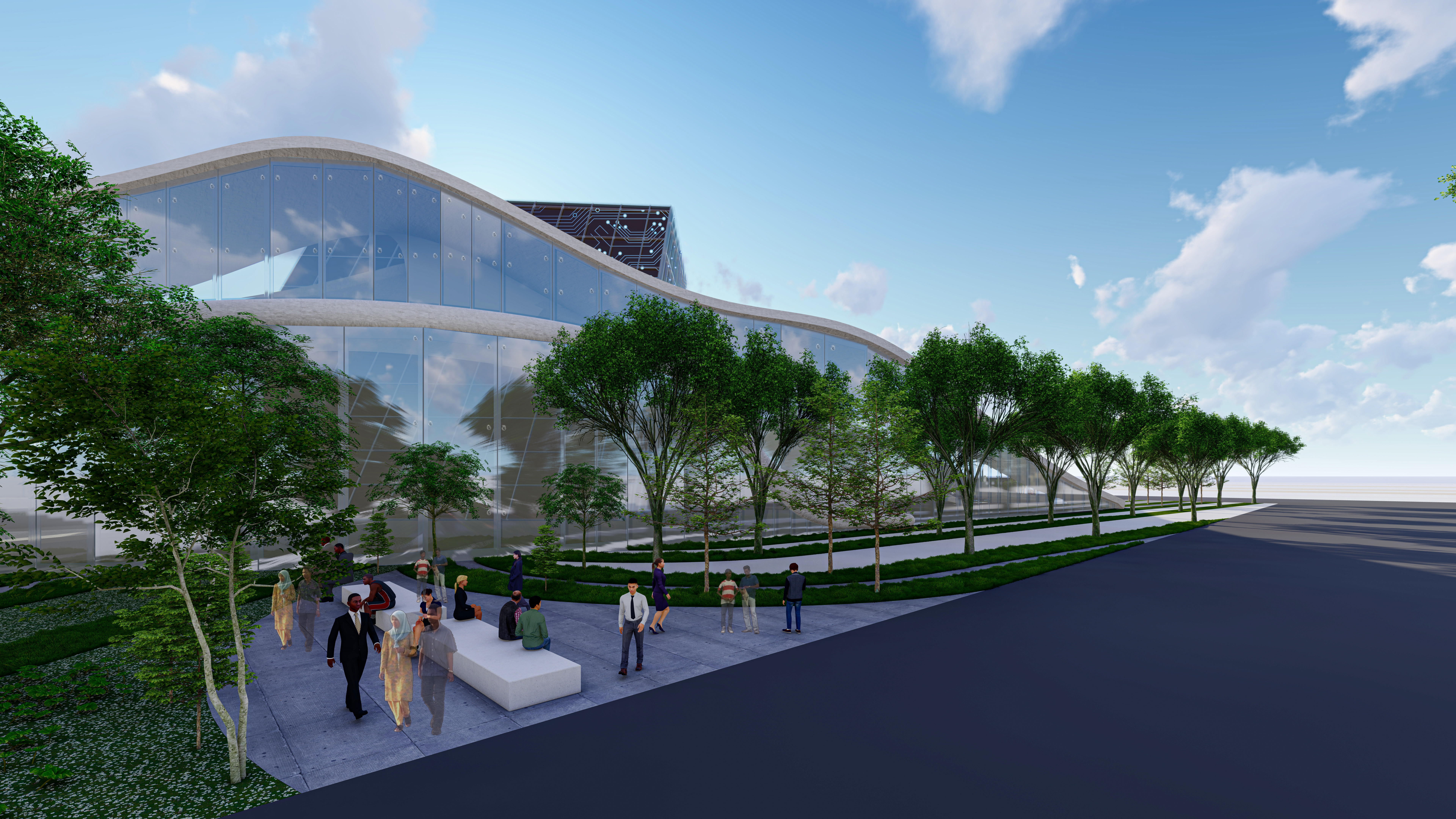 电子竞技中心丨开罗大学建筑系-12